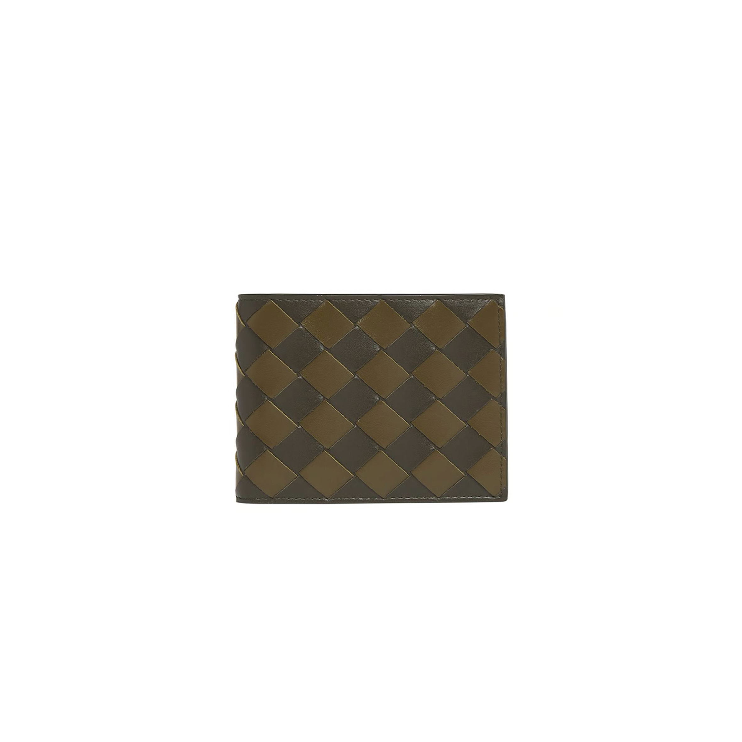 BOTTEGA VENETA BICOLOR INTRECCIATO BIFOLD WALLET (11*9.5*1cm)